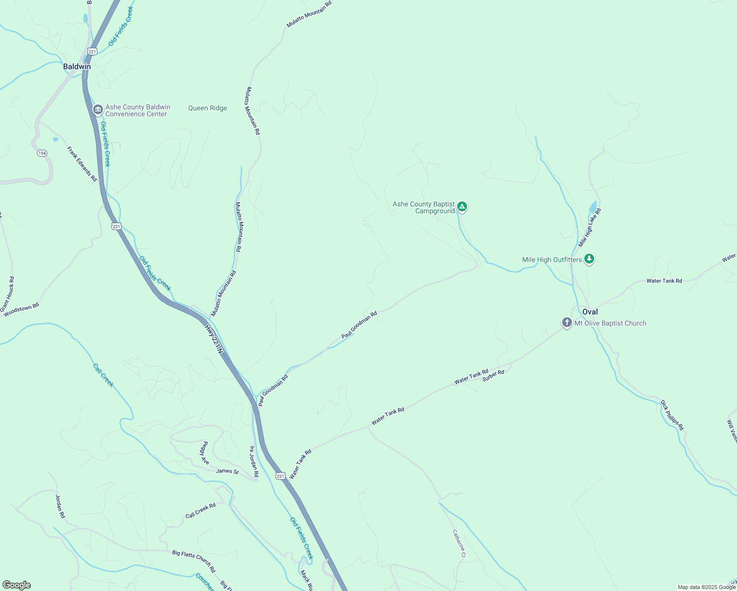 map of restaurants, bars, coffee shops, grocery stores, and more near 185 Noahs Ridge in West Jefferson