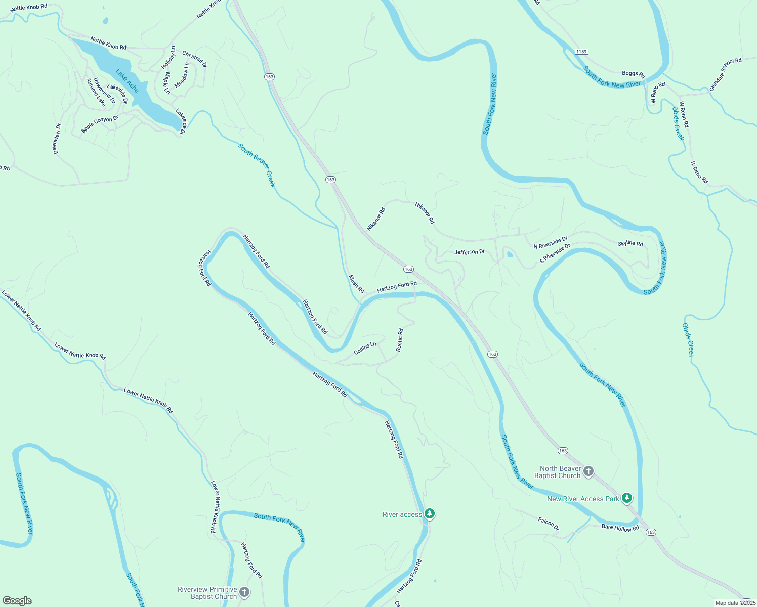 map of restaurants, bars, coffee shops, grocery stores, and more near 275 River Lane in West Jefferson