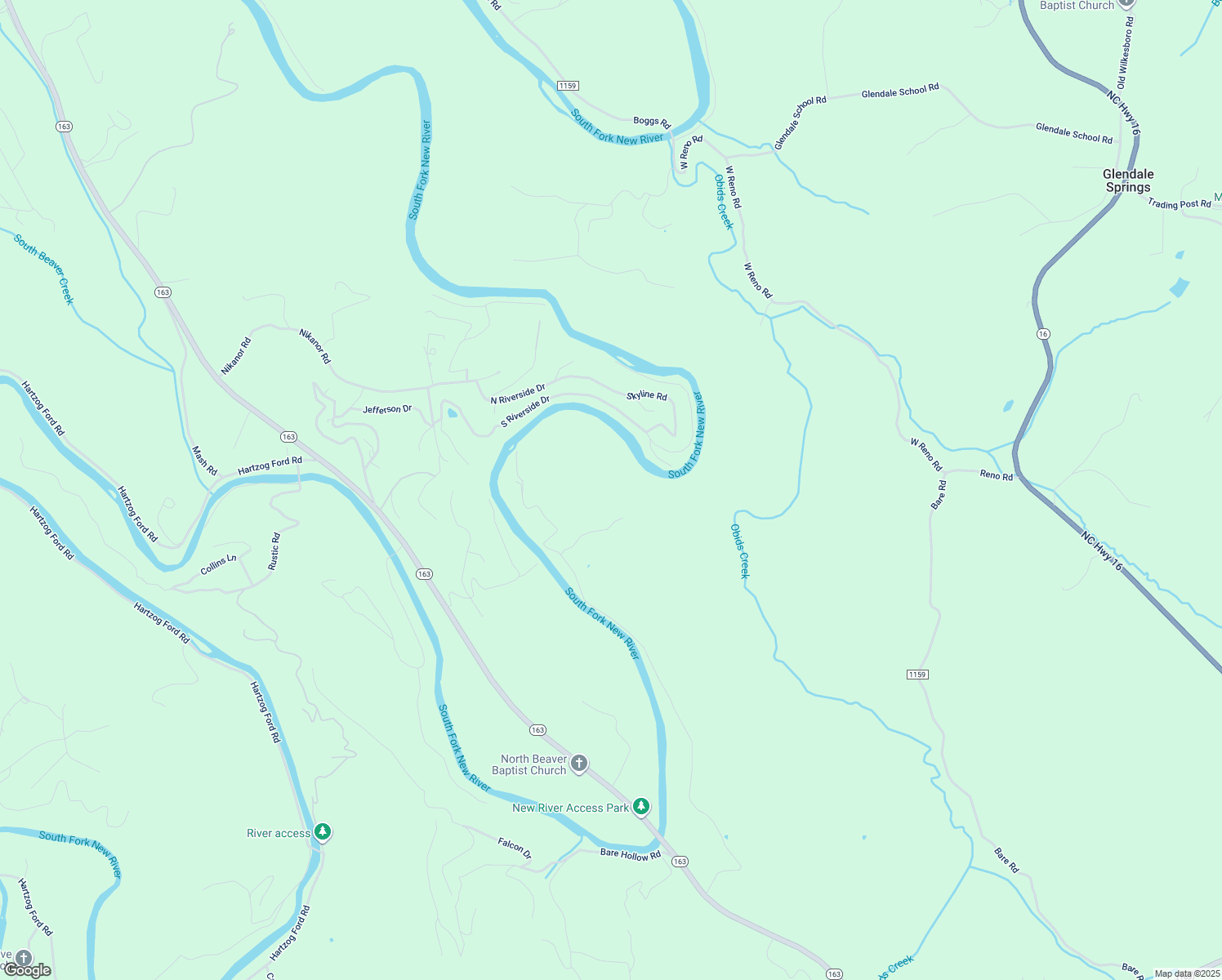 map of restaurants, bars, coffee shops, grocery stores, and more near 331 Serenity Lane in West Jefferson