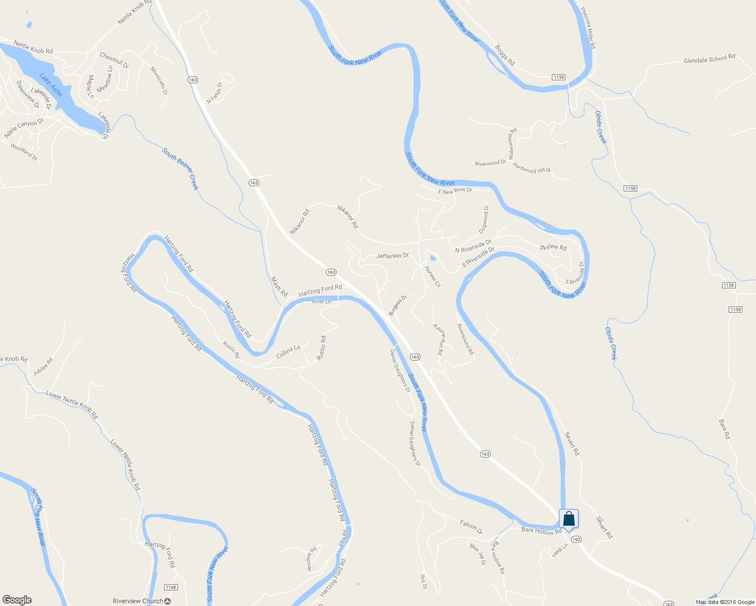 map of restaurants, bars, coffee shops, grocery stores, and more near 175 Morningside Circle in West Jefferson