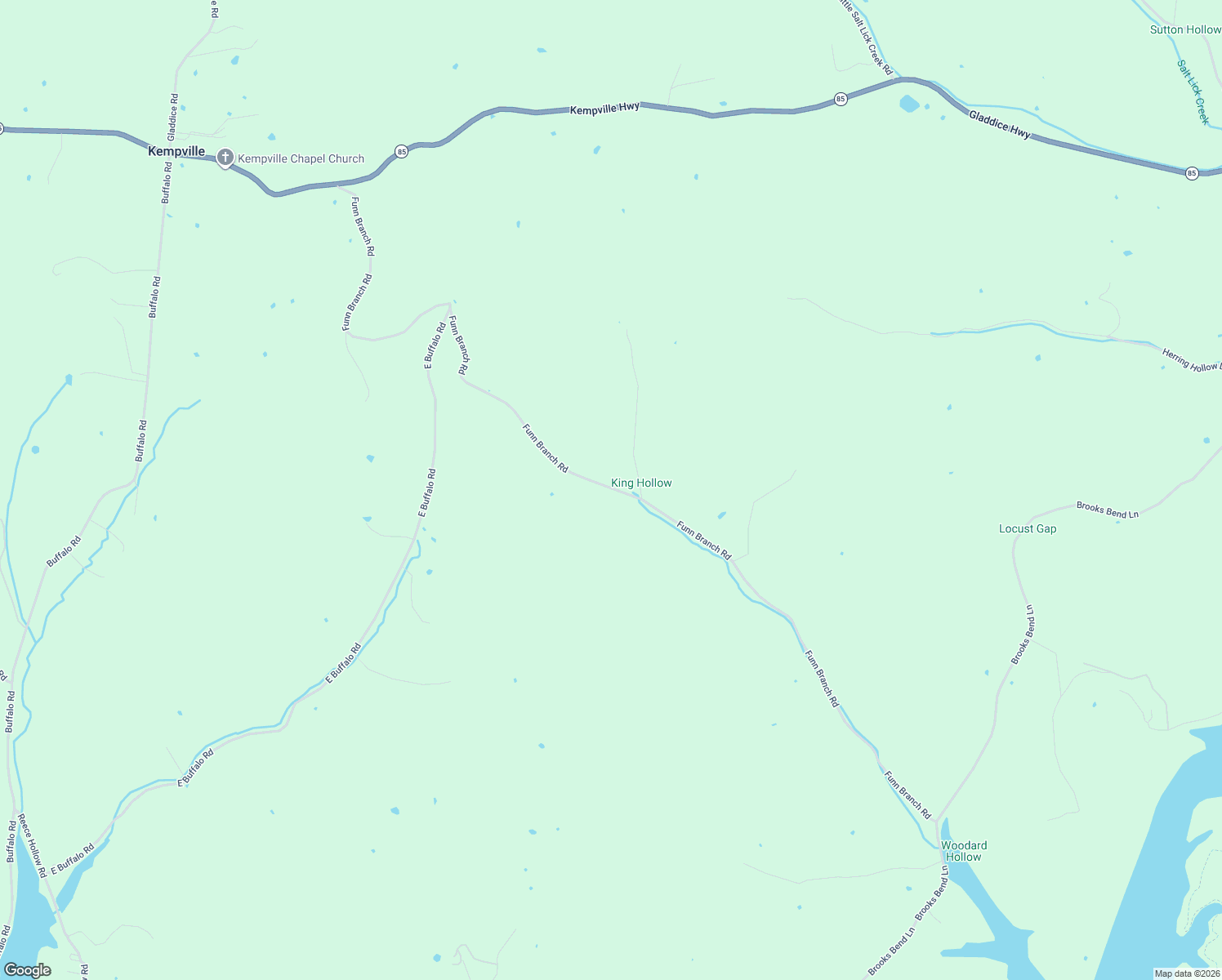 map of restaurants, bars, coffee shops, grocery stores, and more near 175 Funn Branch Road in Pleasant Shade