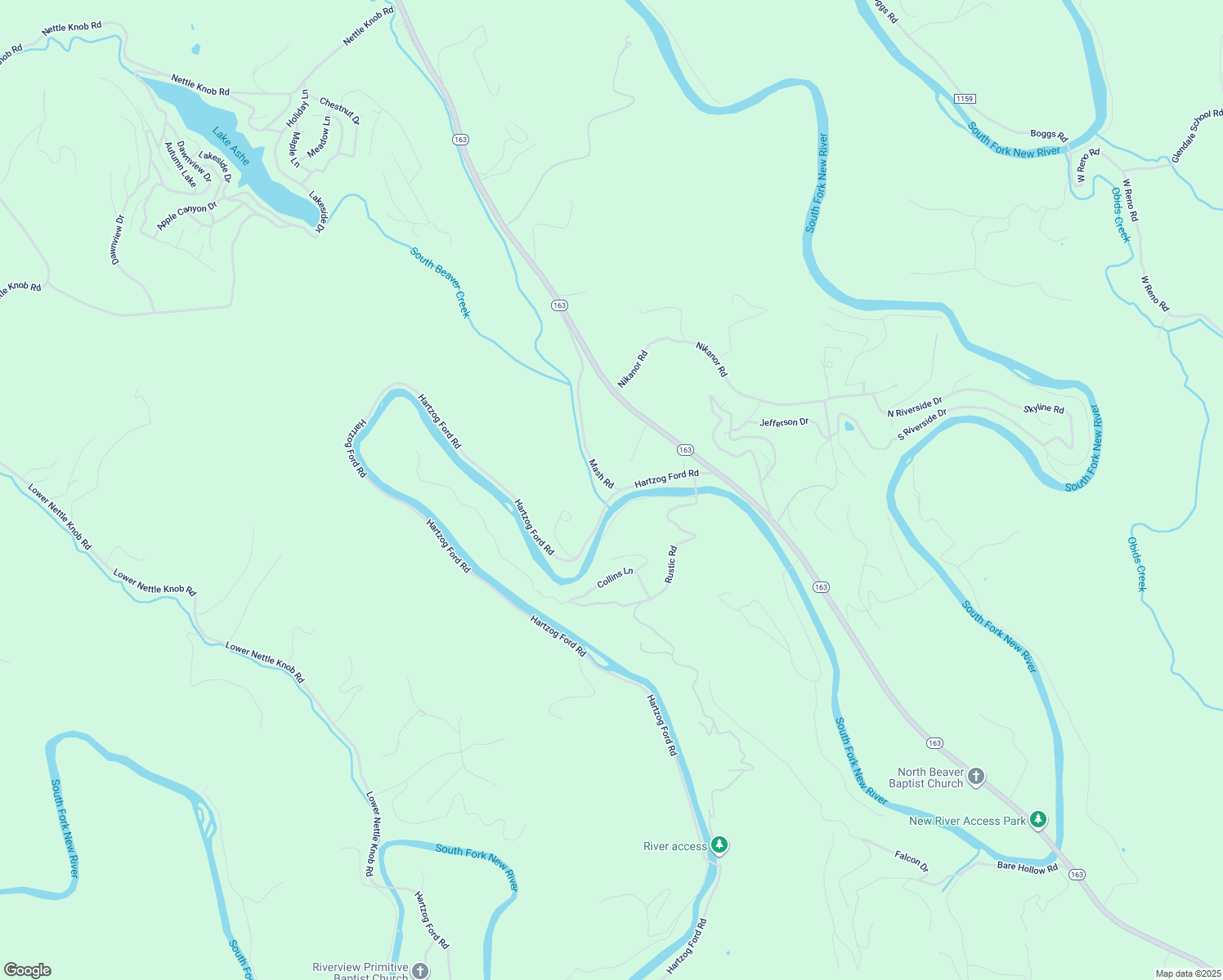 map of restaurants, bars, coffee shops, grocery stores, and more near 720 Mash Road in West Jefferson