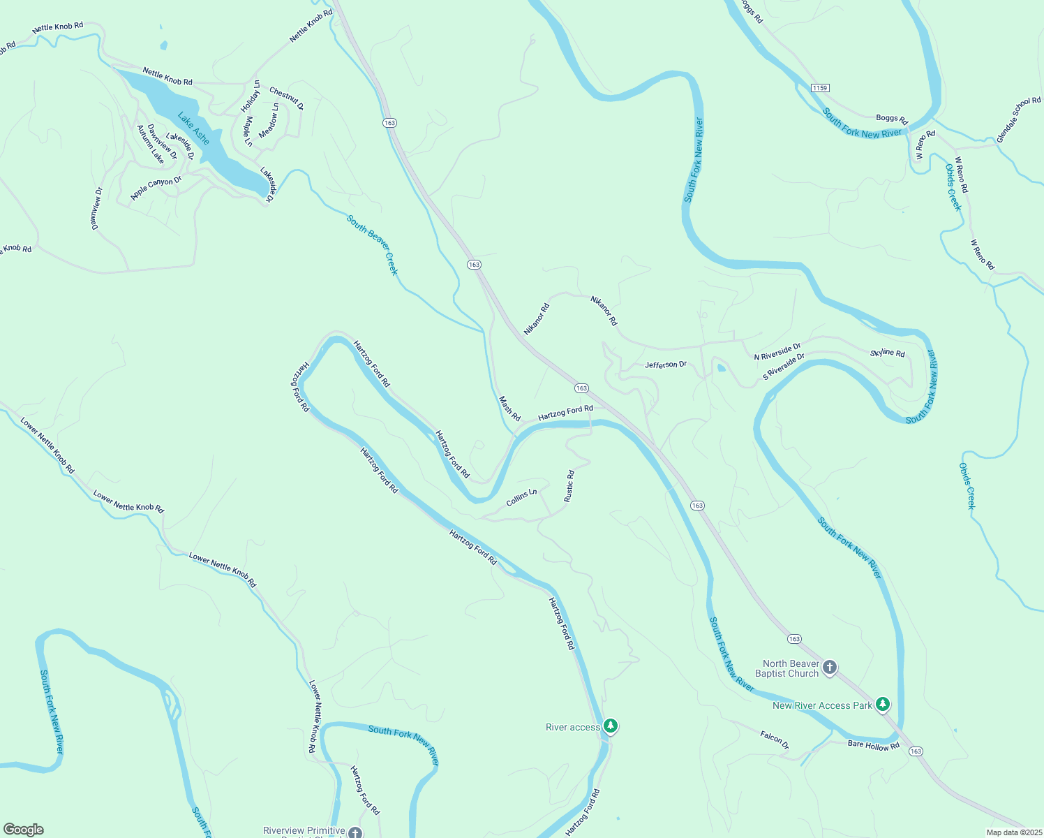map of restaurants, bars, coffee shops, grocery stores, and more near 720 Mash Road in West Jefferson