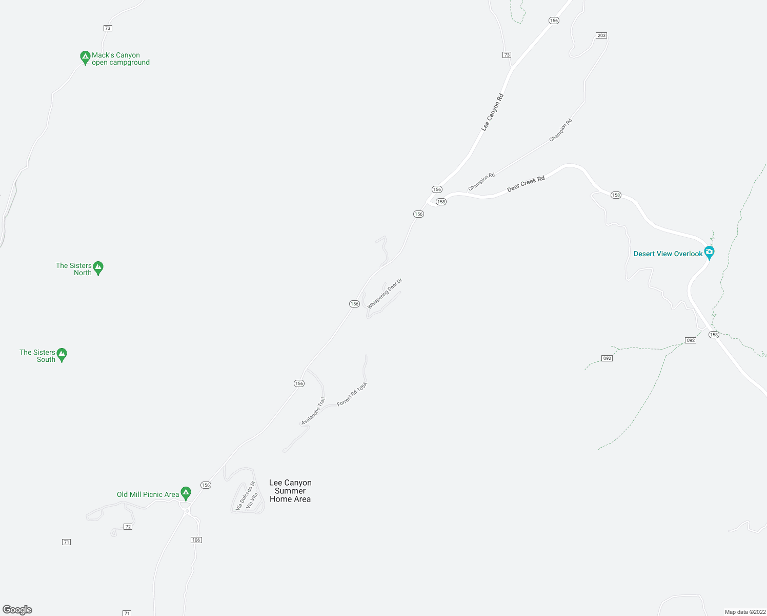 map of restaurants, bars, coffee shops, grocery stores, and more near Whispering Robin Lane in Clark County
