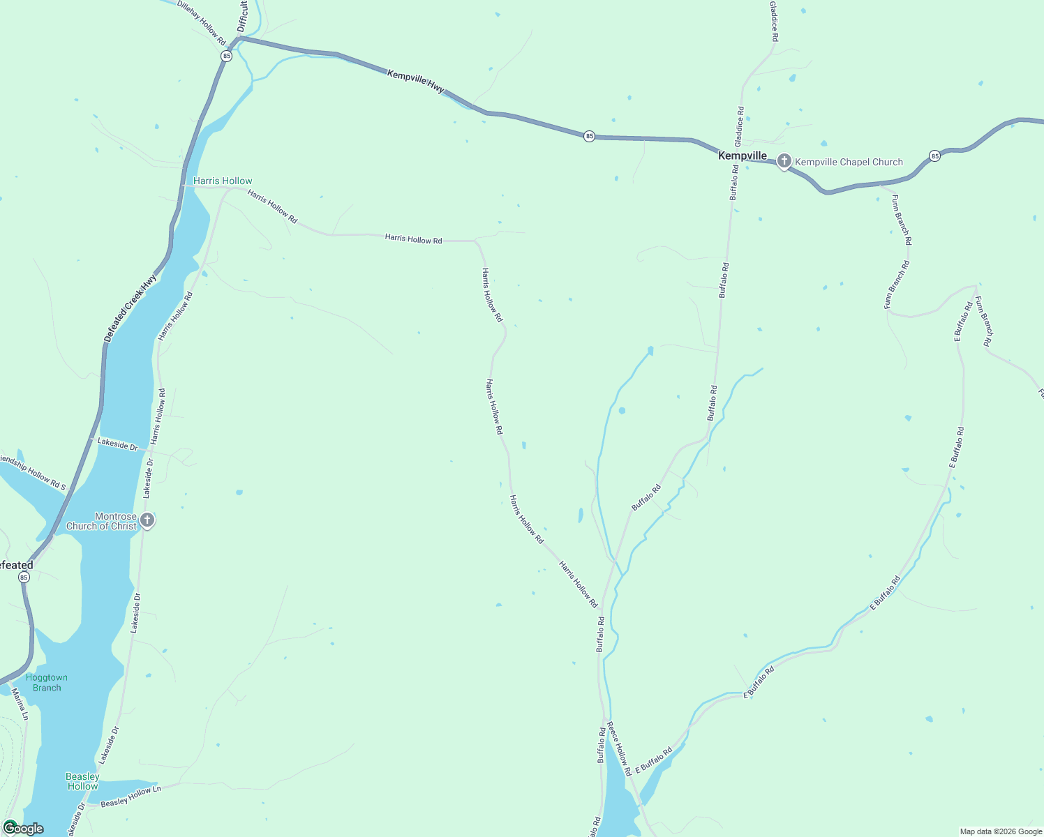 map of restaurants, bars, coffee shops, grocery stores, and more near 275 Harris Hollow Road in Smith