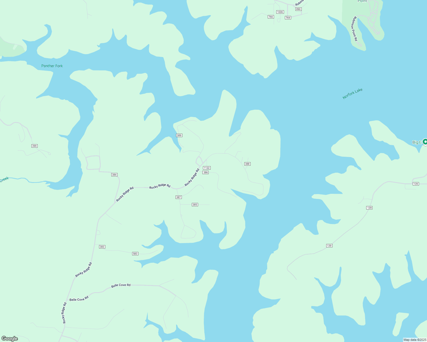 map of restaurants, bars, coffee shops, grocery stores, and more near 140 County Road 386 in Mountain Home