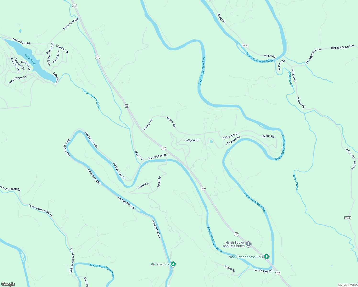 map of restaurants, bars, coffee shops, grocery stores, and more near 417 Jefferson Drive in West Jefferson