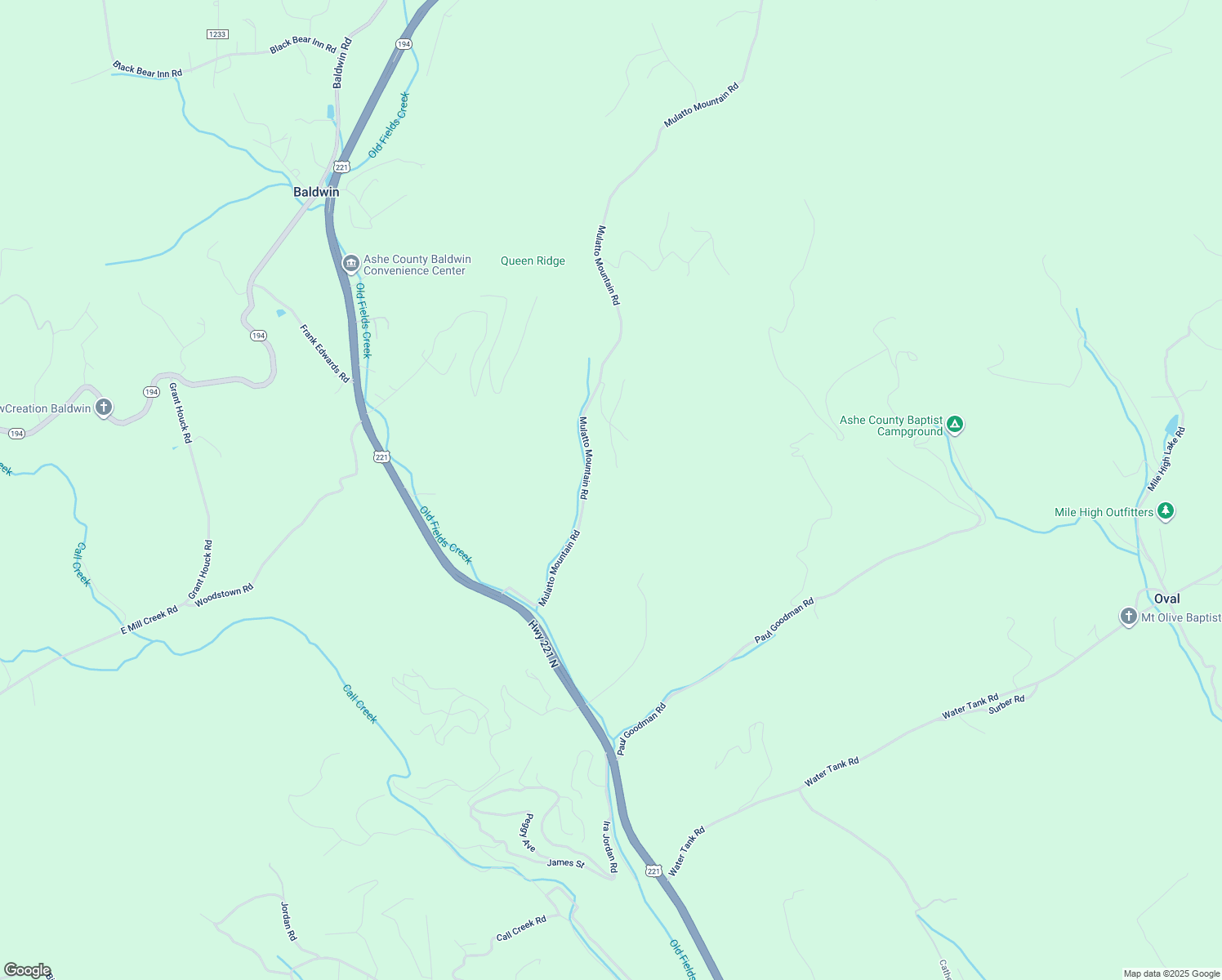 map of restaurants, bars, coffee shops, grocery stores, and more near 3681 Mulatto Mountain Road in Fleetwood
