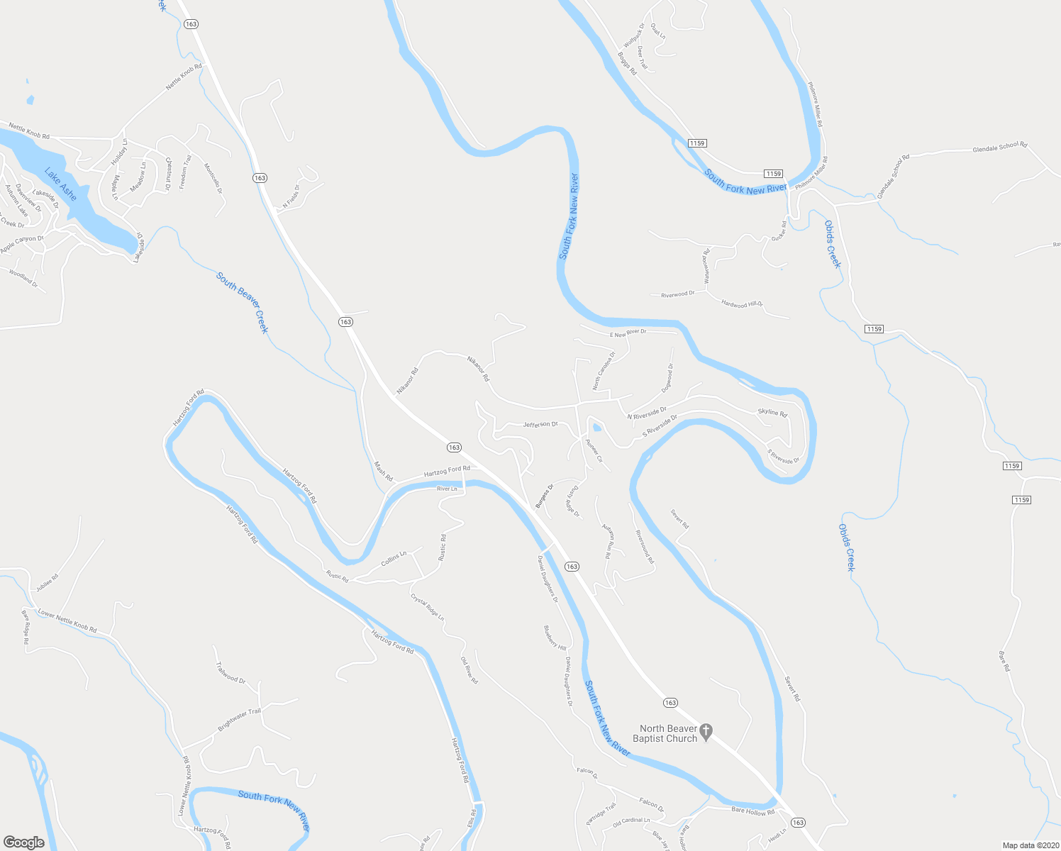 map of restaurants, bars, coffee shops, grocery stores, and more near 301 Jefferson Drive in West Jefferson