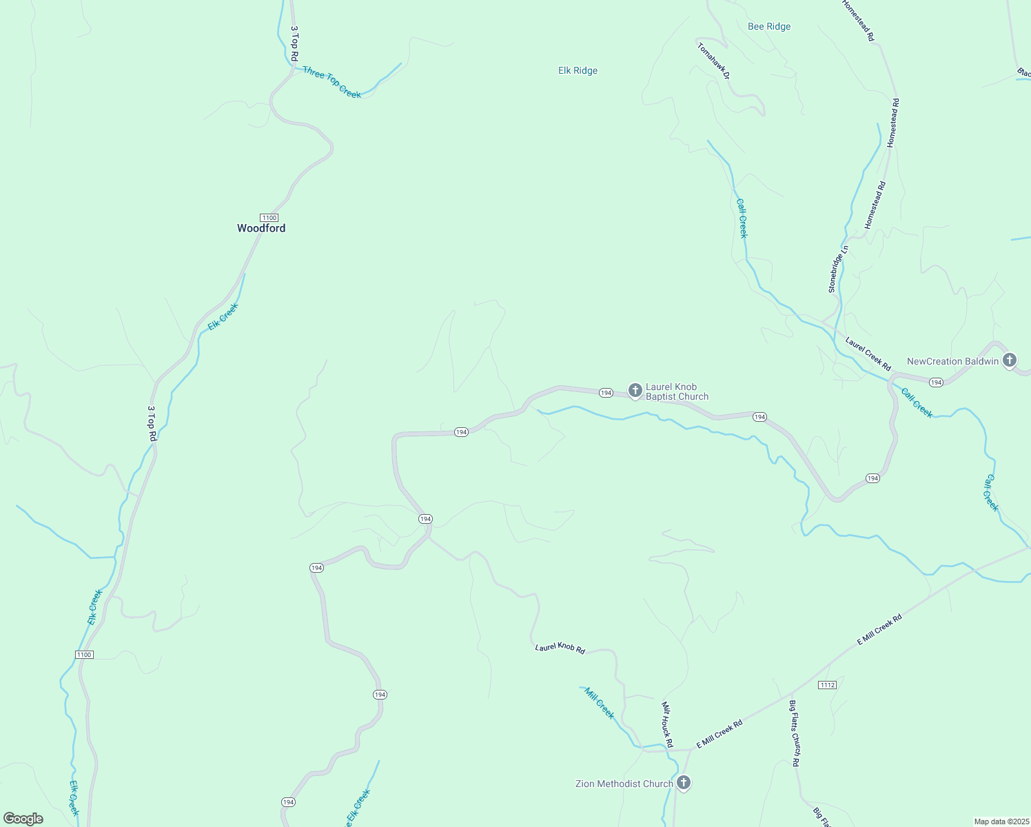 map of restaurants, bars, coffee shops, grocery stores, and more near 4183 North Carolina 194 in Todd
