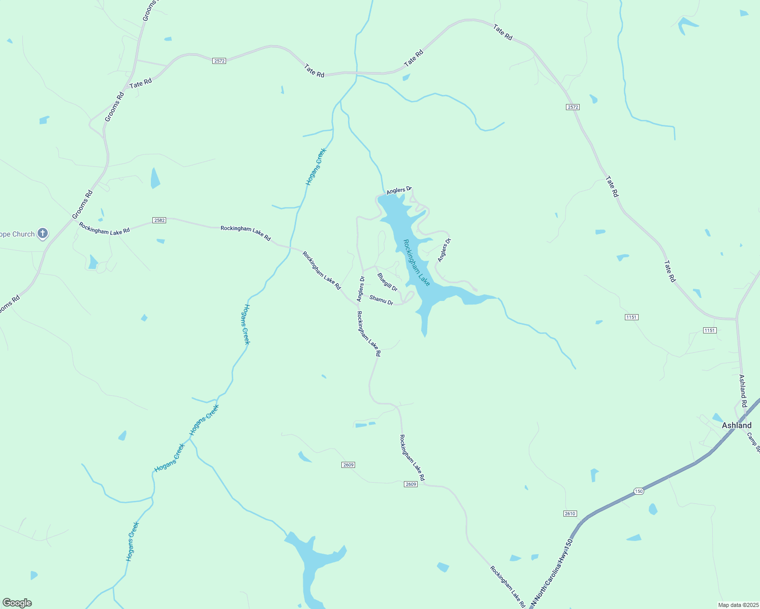 map of restaurants, bars, coffee shops, grocery stores, and more near 168 Shamu Drive in Reidsville