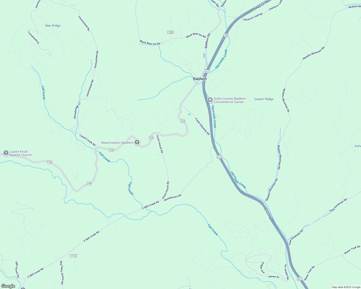 map of restaurants, bars, coffee shops, grocery stores, and more near 939 North Carolina 194 in Todd