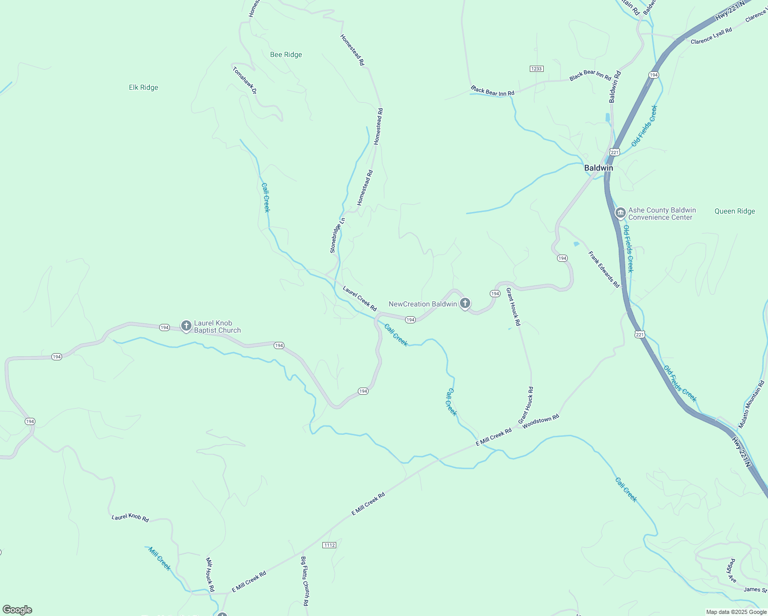 map of restaurants, bars, coffee shops, grocery stores, and more near 108 Laurel Creek Road in Todd
