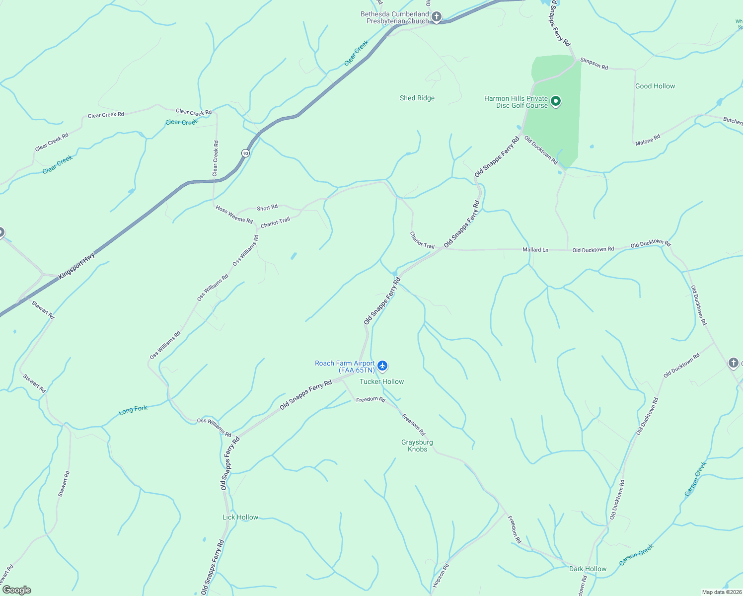 map of restaurants, bars, coffee shops, grocery stores, and more near 6415 Old Snapps Ferry Road in Limestone