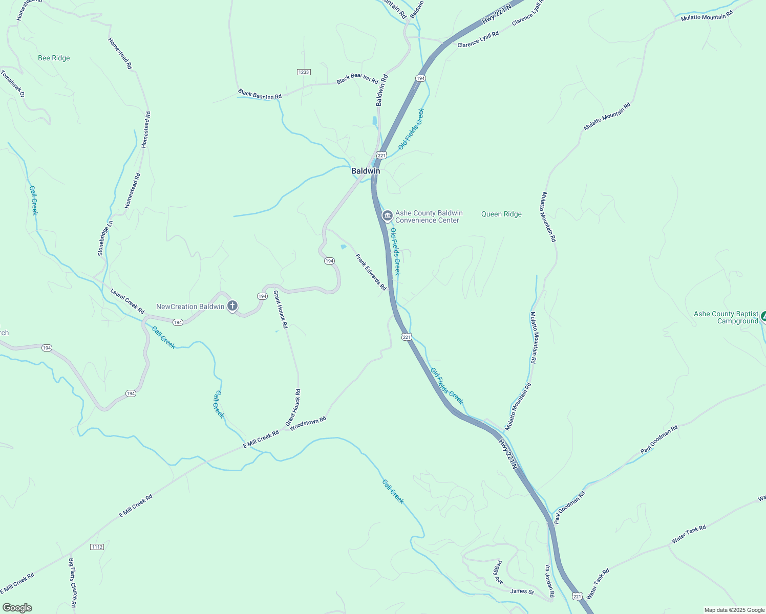 map of restaurants, bars, coffee shops, grocery stores, and more near 169 Cheyenne Lane in West Jefferson