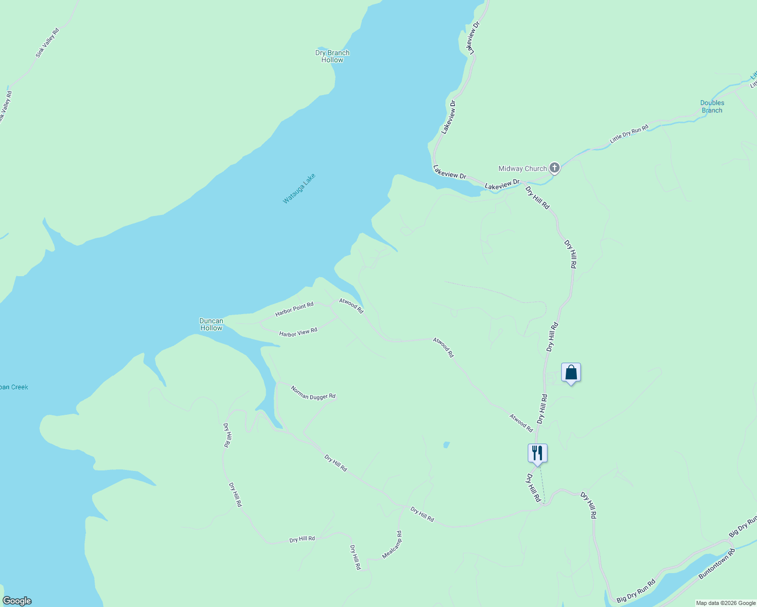 map of restaurants, bars, coffee shops, grocery stores, and more near in Butler