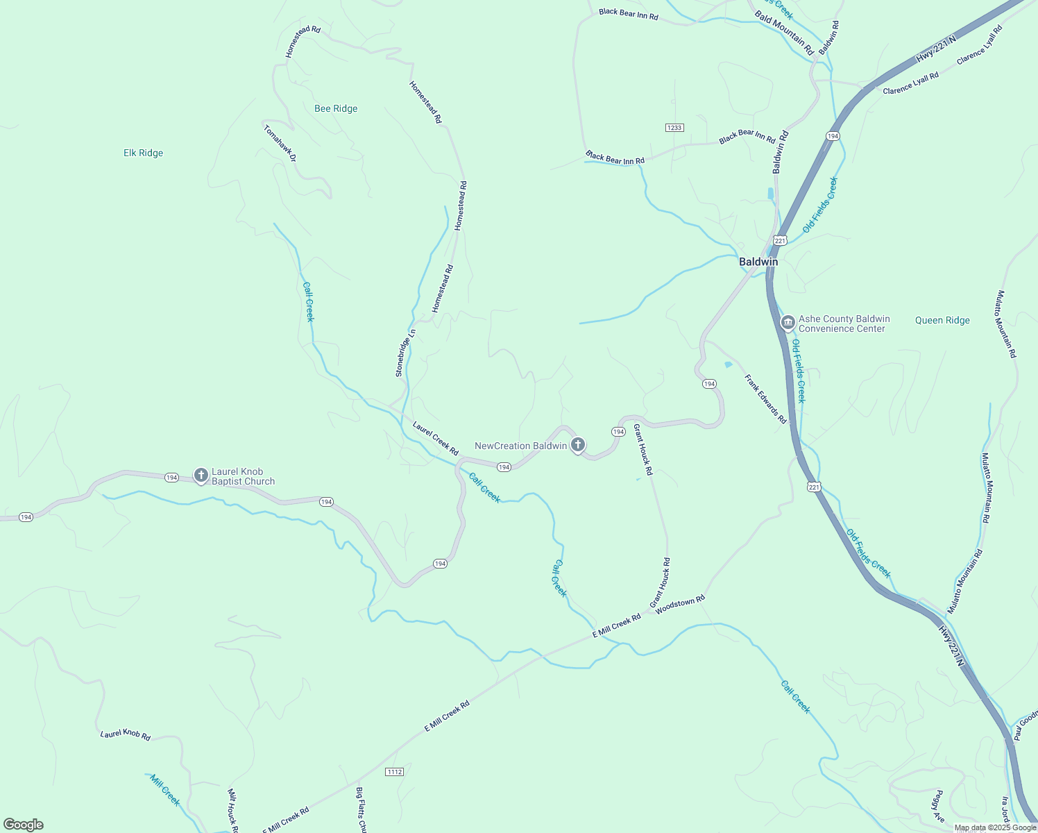 map of restaurants, bars, coffee shops, grocery stores, and more near 124 Old Mill Road in Todd