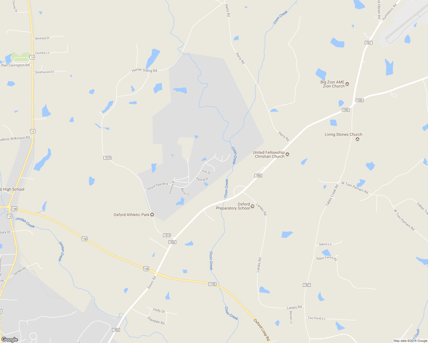 map of restaurants, bars, coffee shops, grocery stores, and more near 202 Kipling Drive in Oxford