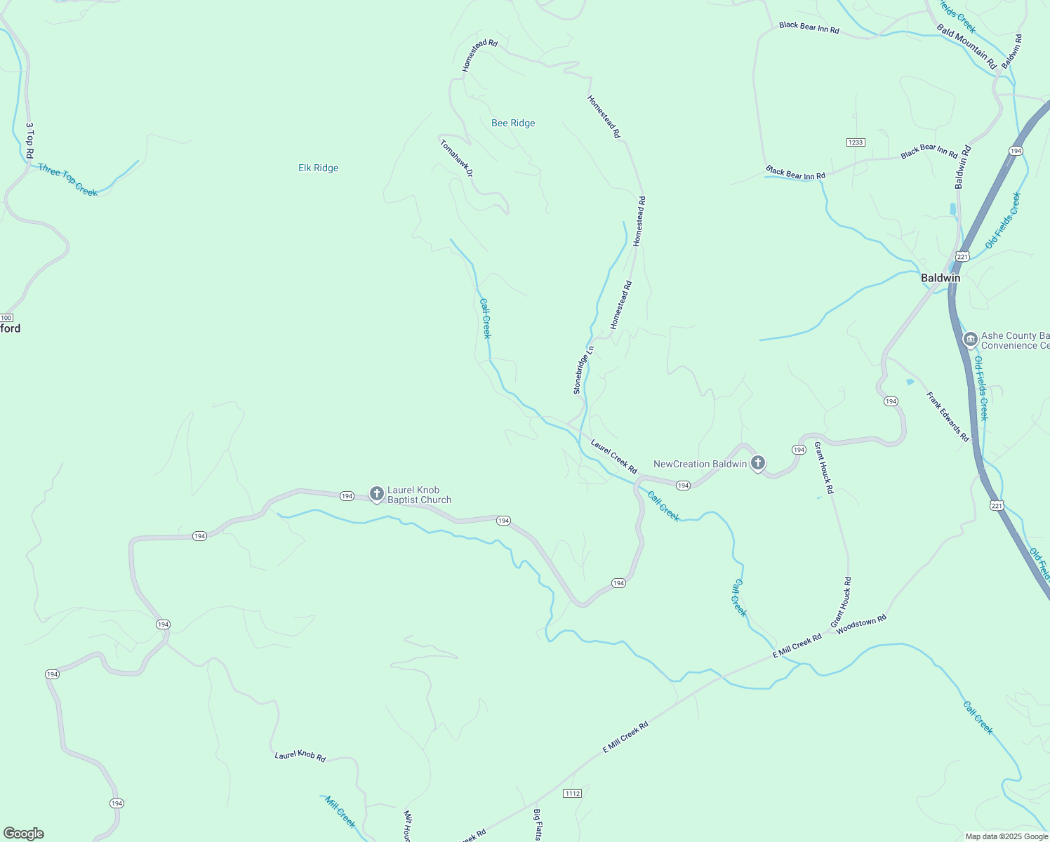 map of restaurants, bars, coffee shops, grocery stores, and more near 122 Mission Oaks Drive in Todd