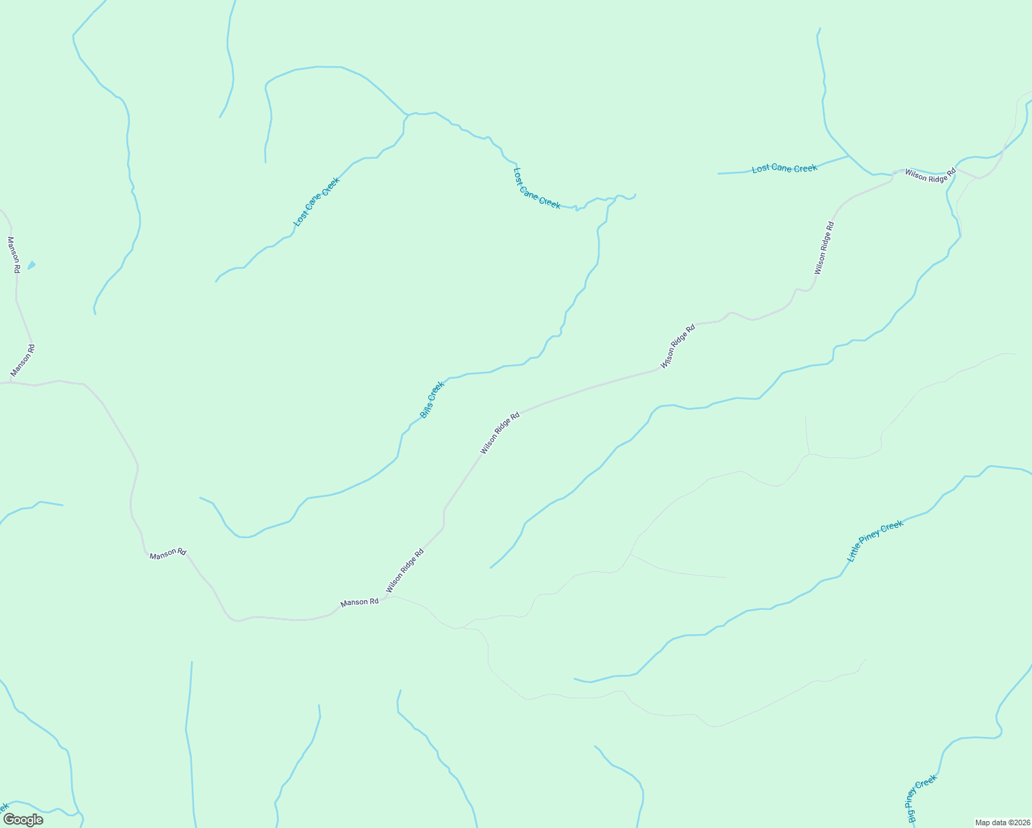 map of restaurants, bars, coffee shops, grocery stores, and more near Wilson Ridge Road in Jamestown
