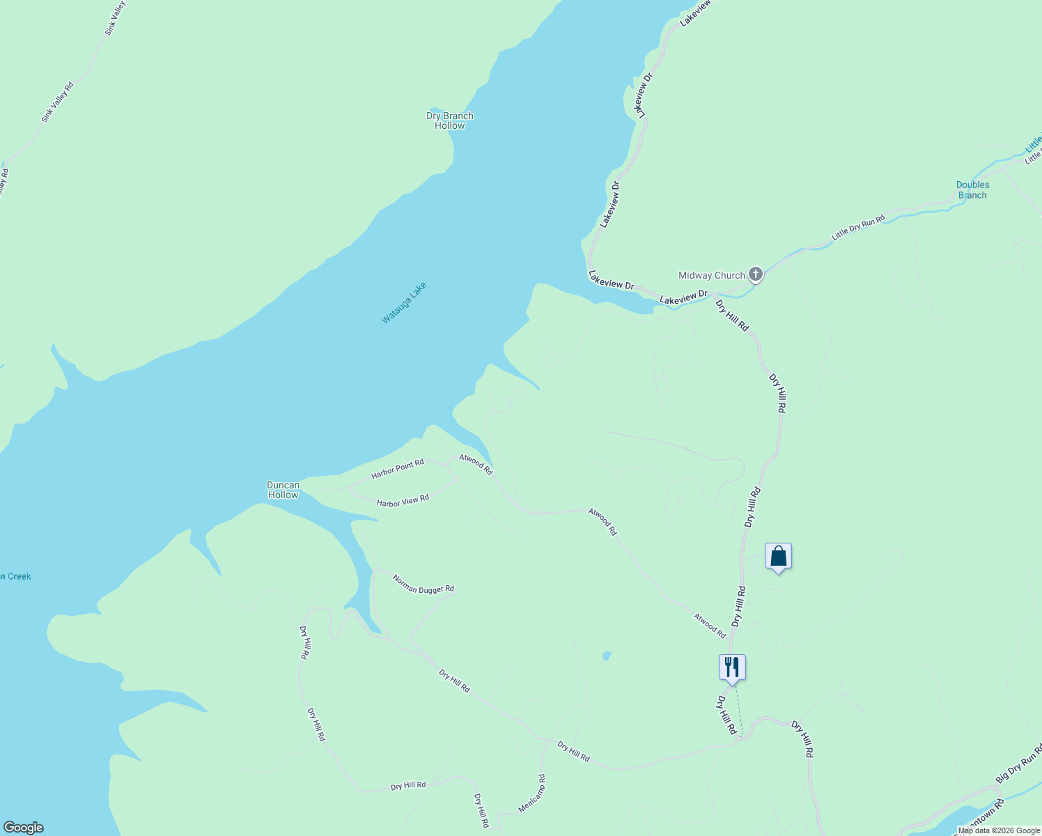 map of restaurants, bars, coffee shops, grocery stores, and more near 914 Atwood Road in Butler