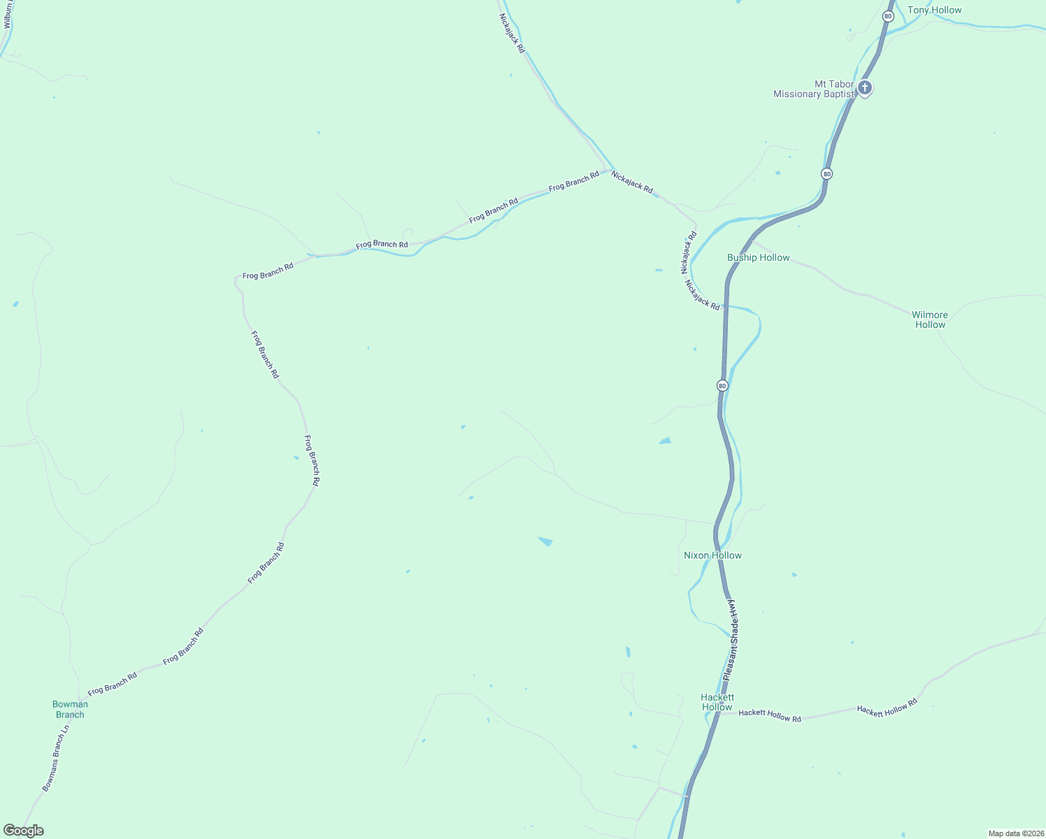 map of restaurants, bars, coffee shops, grocery stores, and more near 103 Nixon Hollow Lane in Pleasant Shade