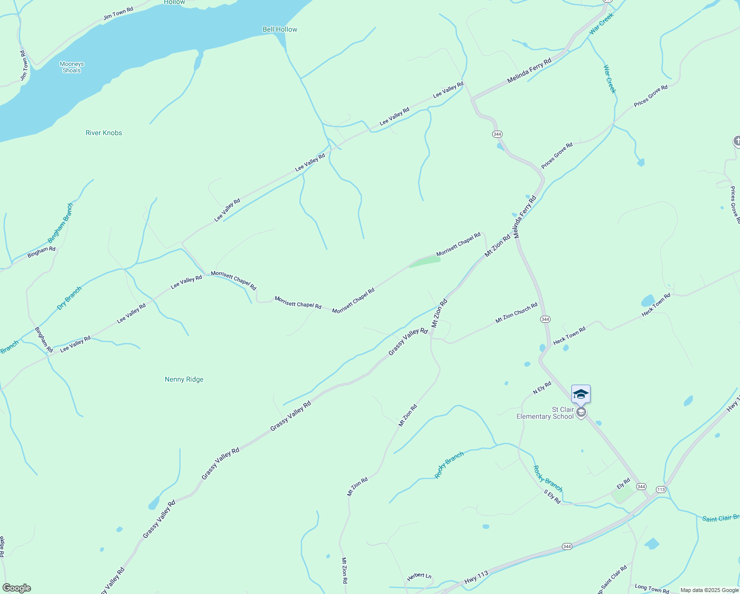 map of restaurants, bars, coffee shops, grocery stores, and more near 236-310 Morrisett Chapel Rd in Whitesburg