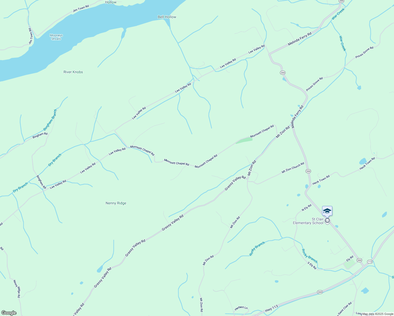 map of restaurants, bars, coffee shops, grocery stores, and more near 310 Morrisett Chapel Rd in Whitesburg