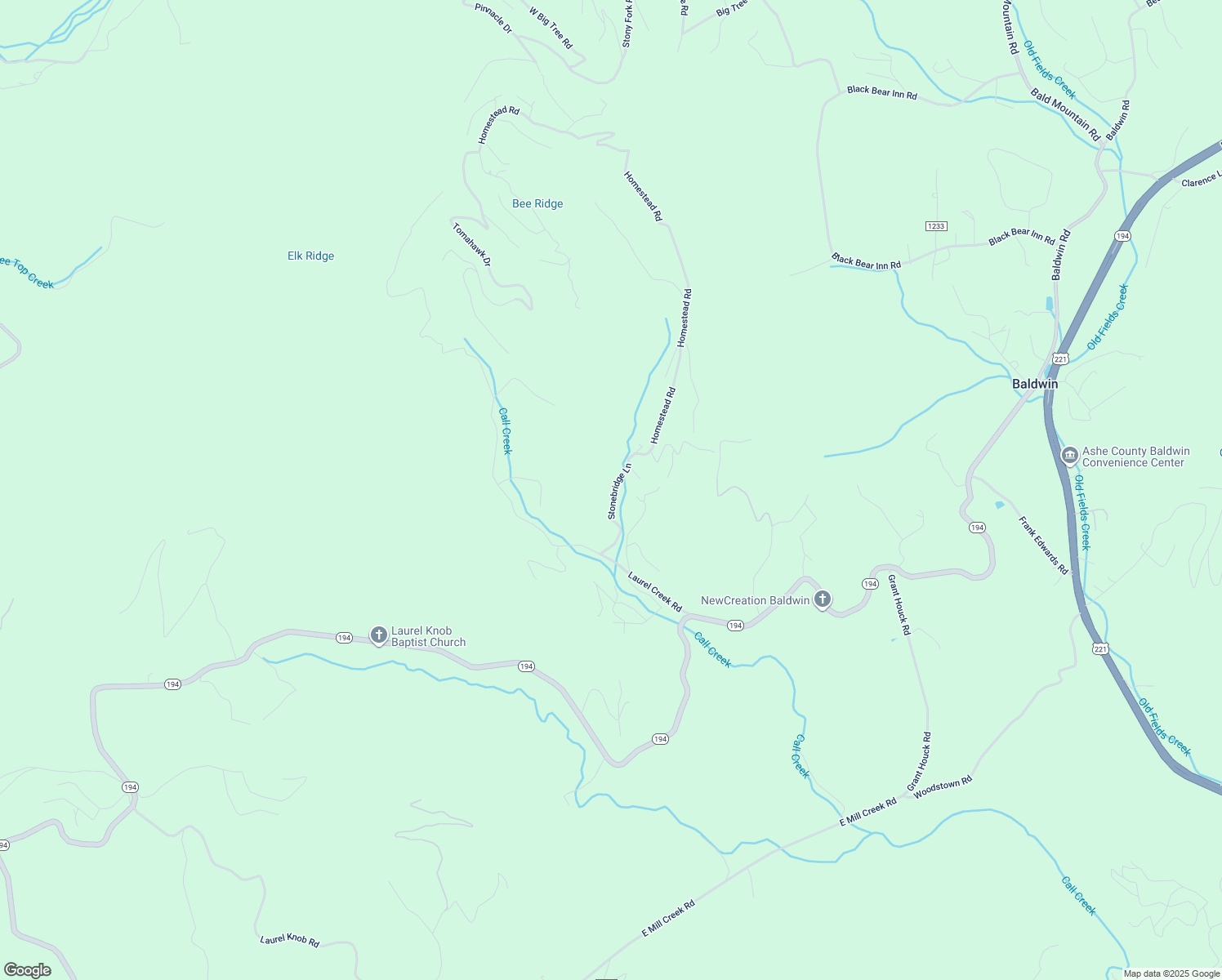 map of restaurants, bars, coffee shops, grocery stores, and more near 389 Stonebridge Lane in Todd