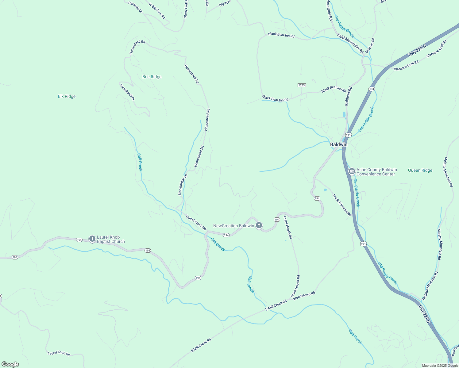 map of restaurants, bars, coffee shops, grocery stores, and more near 148 Peters Caldwell Lane in Todd
