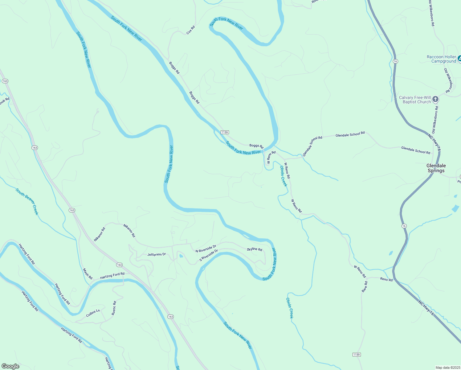 map of restaurants, bars, coffee shops, grocery stores, and more near 203 Waterwood Road in West Jefferson