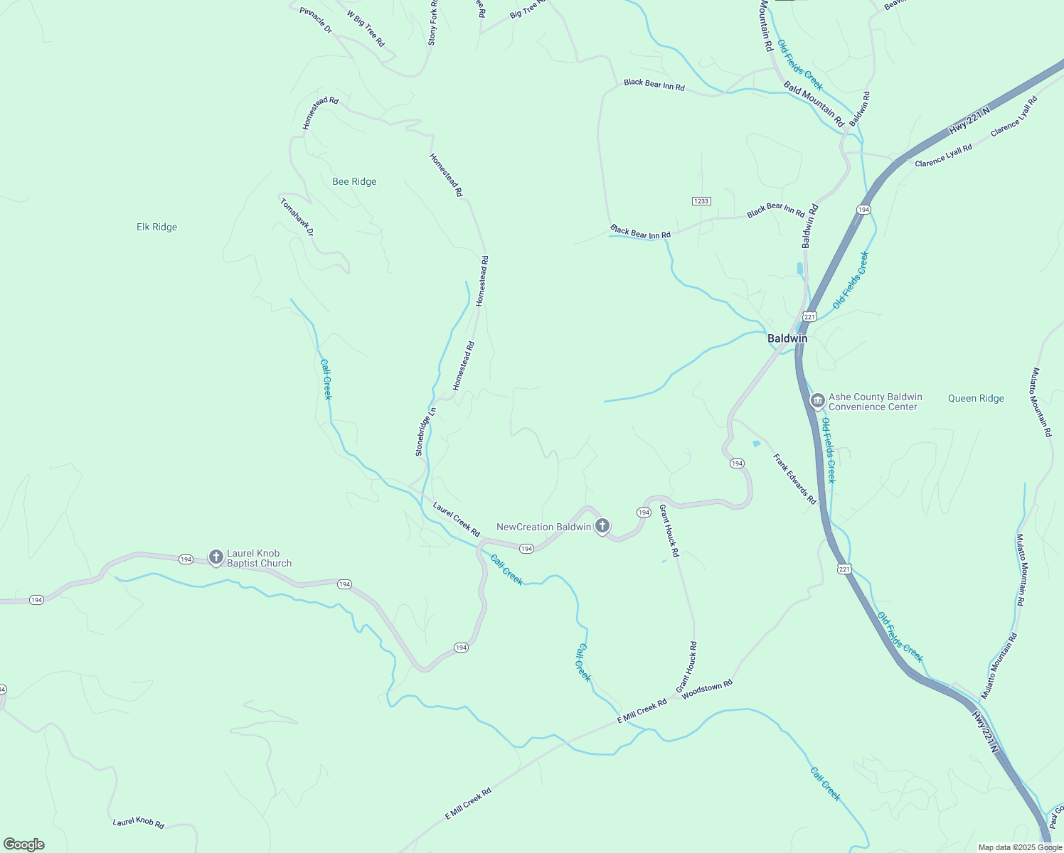 map of restaurants, bars, coffee shops, grocery stores, and more near 148 Peters Caldwell Lane in Todd