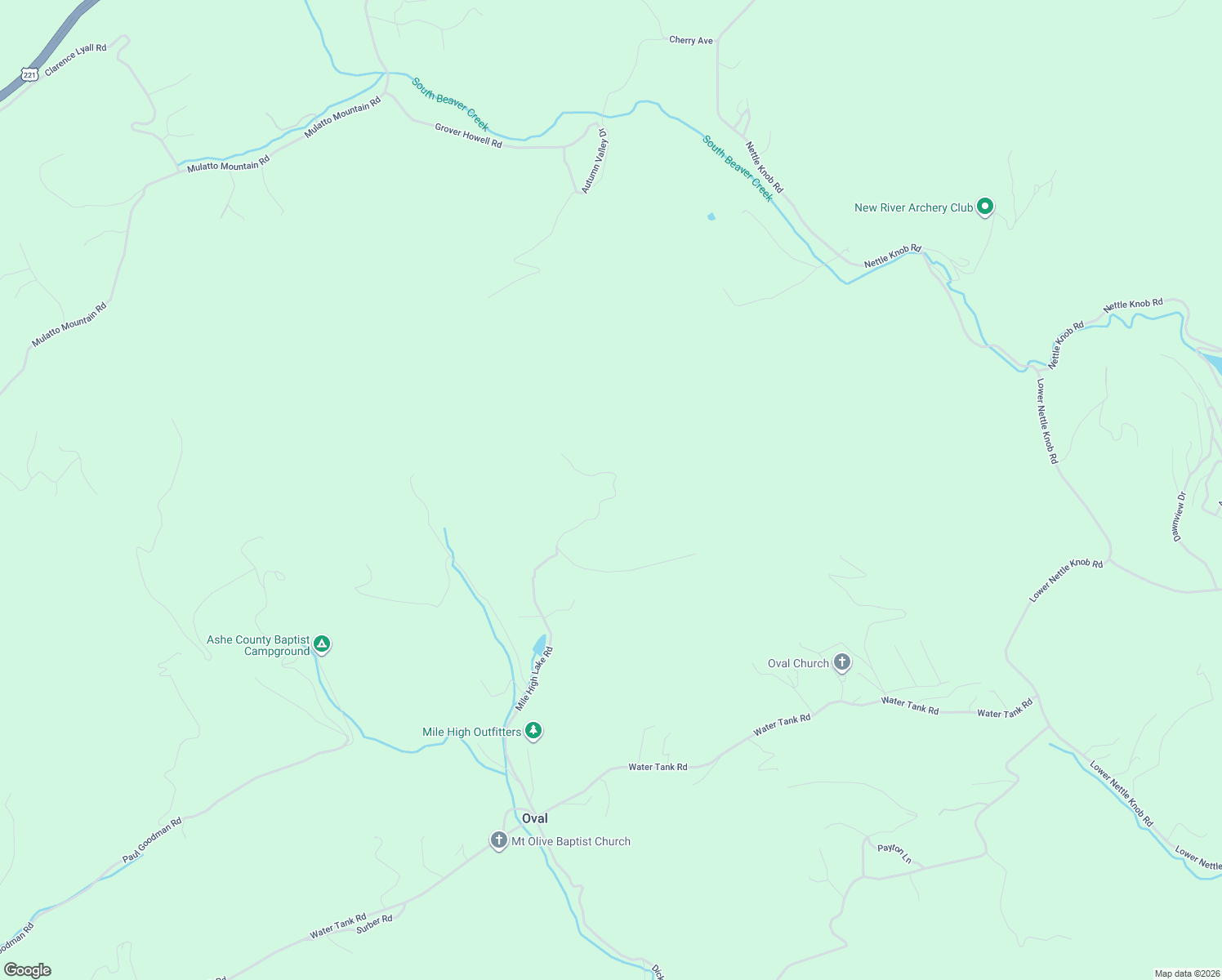 map of restaurants, bars, coffee shops, grocery stores, and more near 1211 Mile High Lake Road in West Jefferson