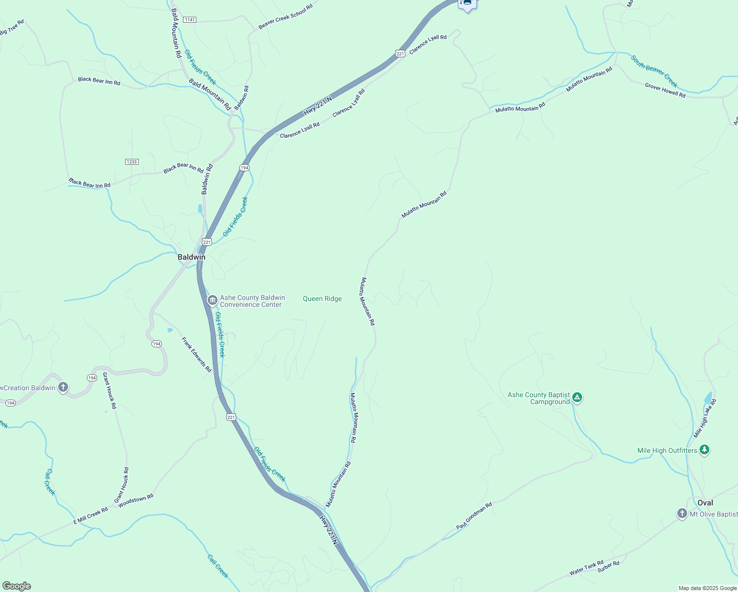 map of restaurants, bars, coffee shops, grocery stores, and more near 151 Quail Lane in West Jefferson