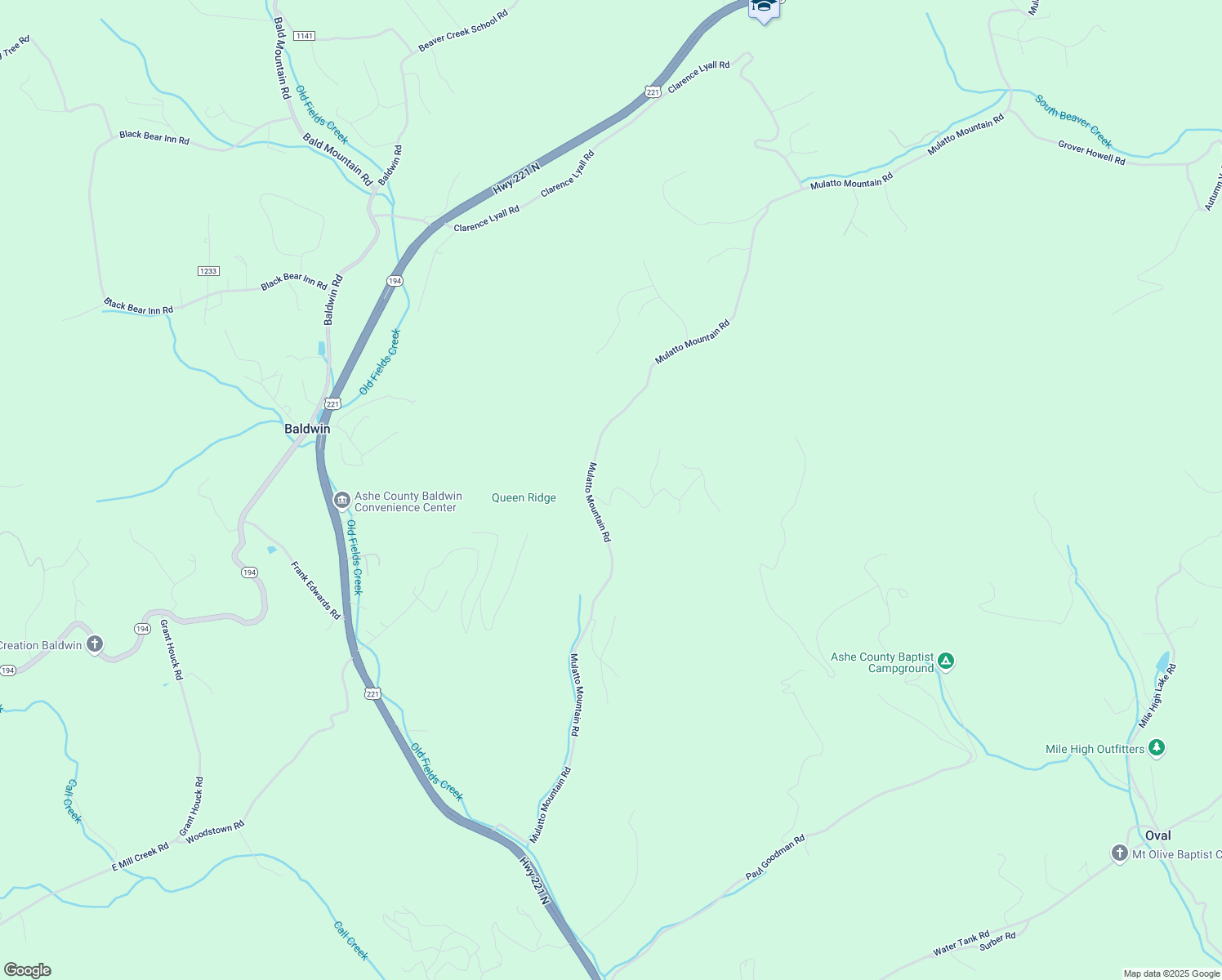 map of restaurants, bars, coffee shops, grocery stores, and more near 151 Quail Ridge Drive in West Jefferson