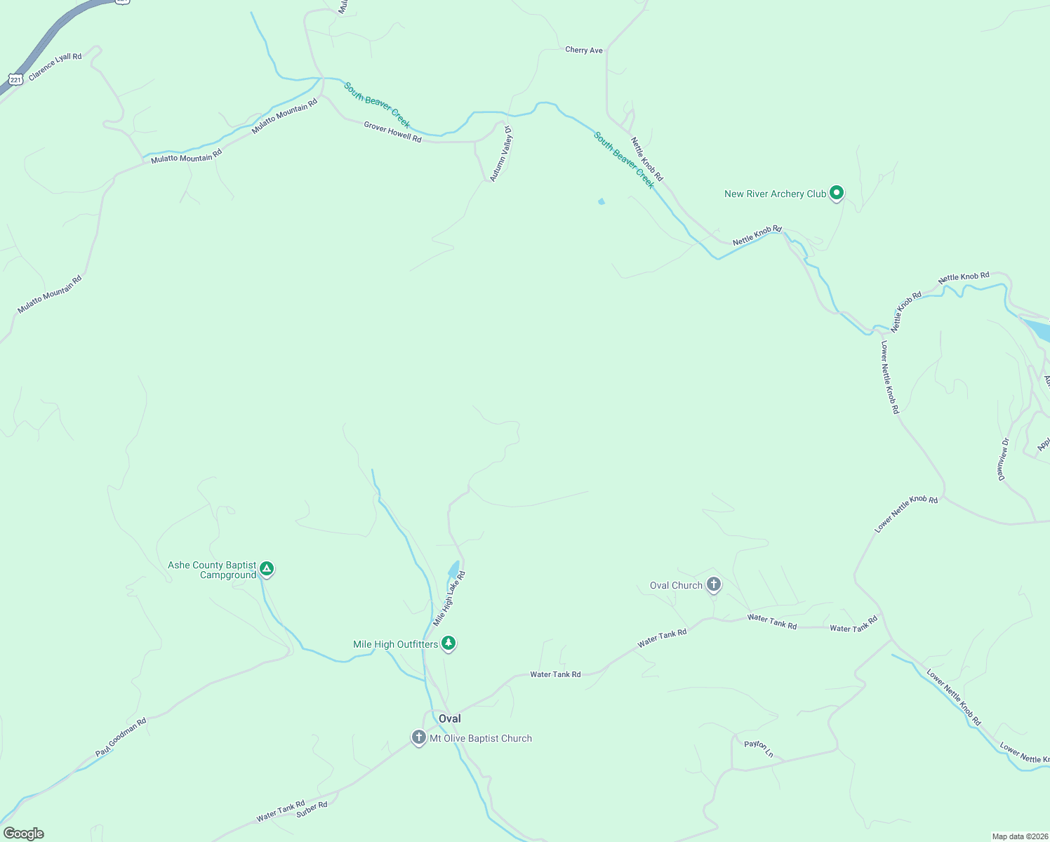 map of restaurants, bars, coffee shops, grocery stores, and more near 1211 Mile High Lake Road in West Jefferson