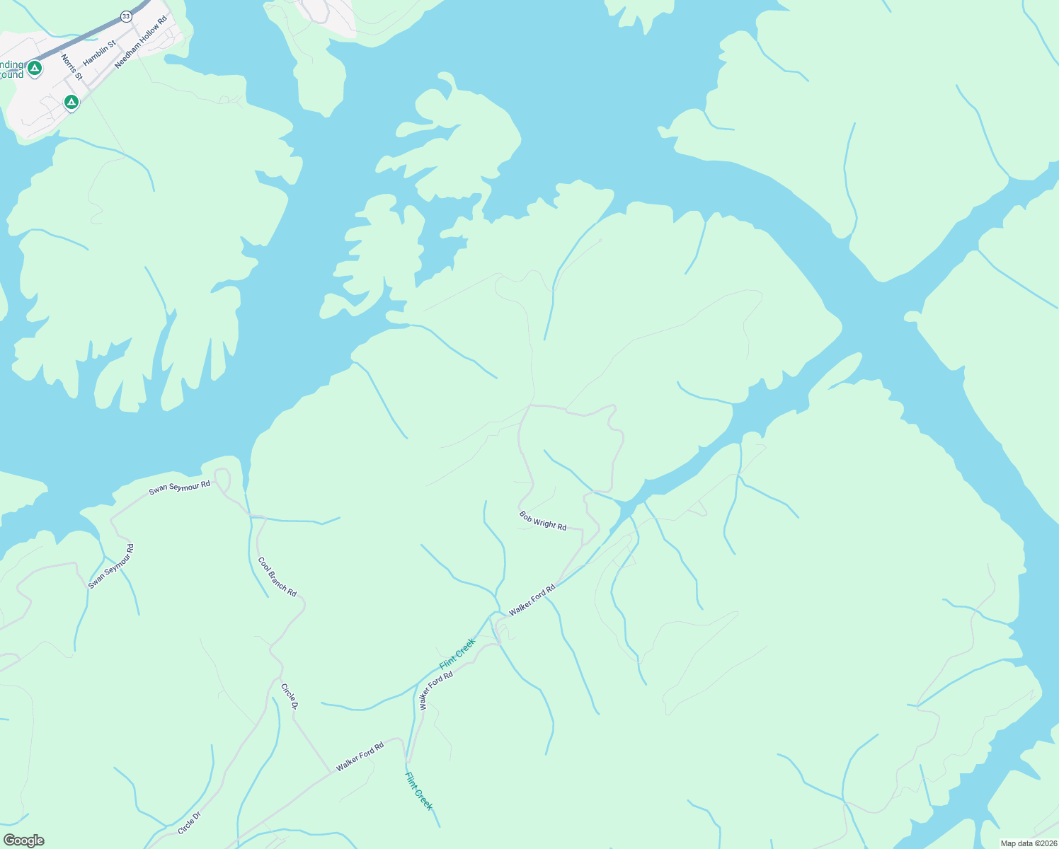 map of restaurants, bars, coffee shops, grocery stores, and more near 106 Overton Rd in Maynardville