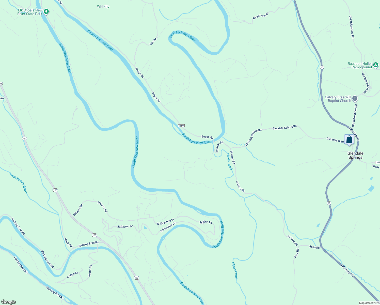 map of restaurants, bars, coffee shops, grocery stores, and more near Gucker Road in Jefferson