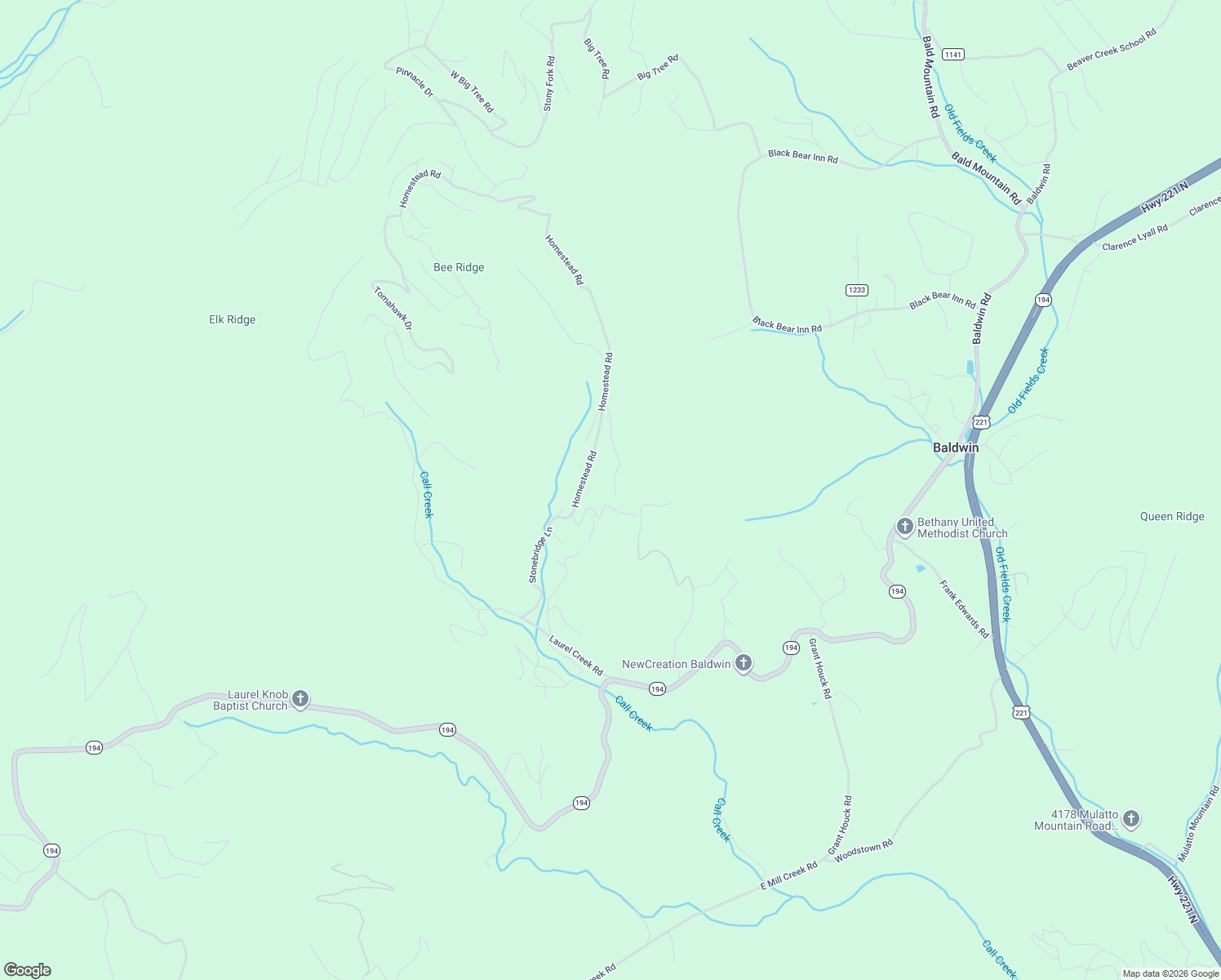 map of restaurants, bars, coffee shops, grocery stores, and more near 373 Yellow Bear Road in Todd