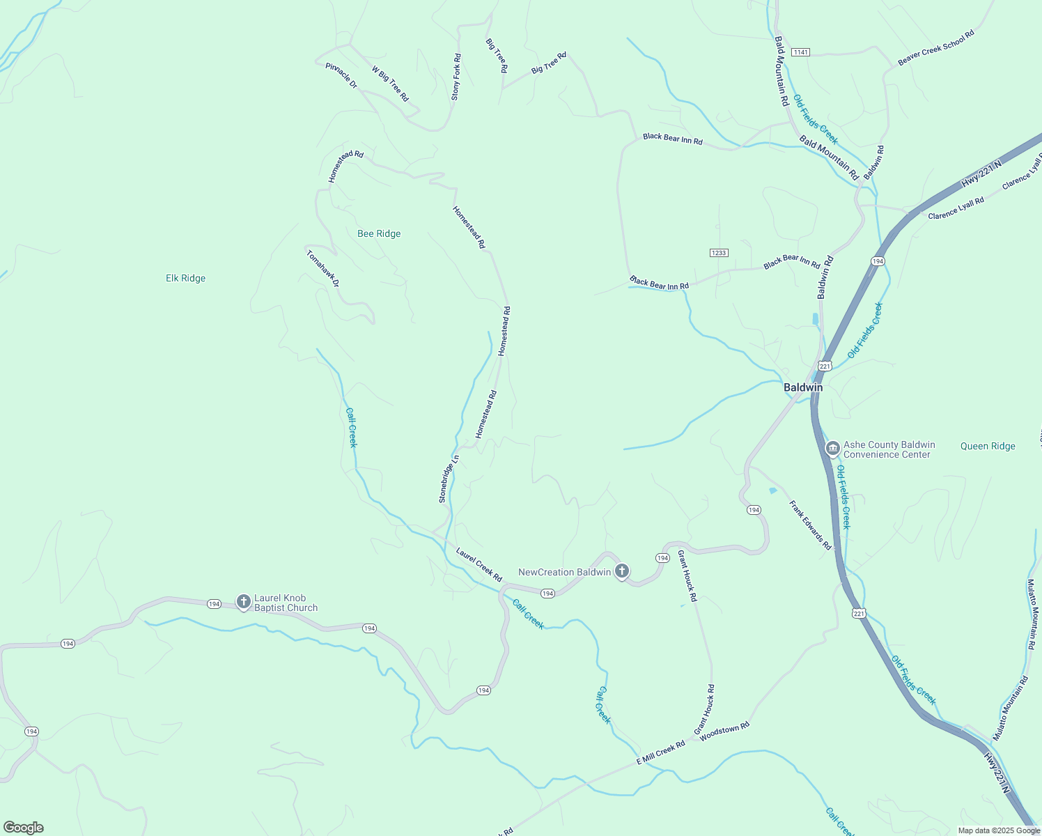 map of restaurants, bars, coffee shops, grocery stores, and more near 381 Yellow Bear Road in Todd