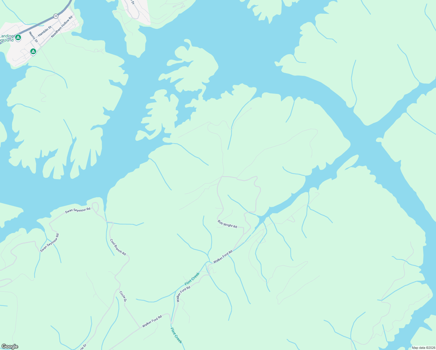 map of restaurants, bars, coffee shops, grocery stores, and more near 106 Overton Road in Maynardville