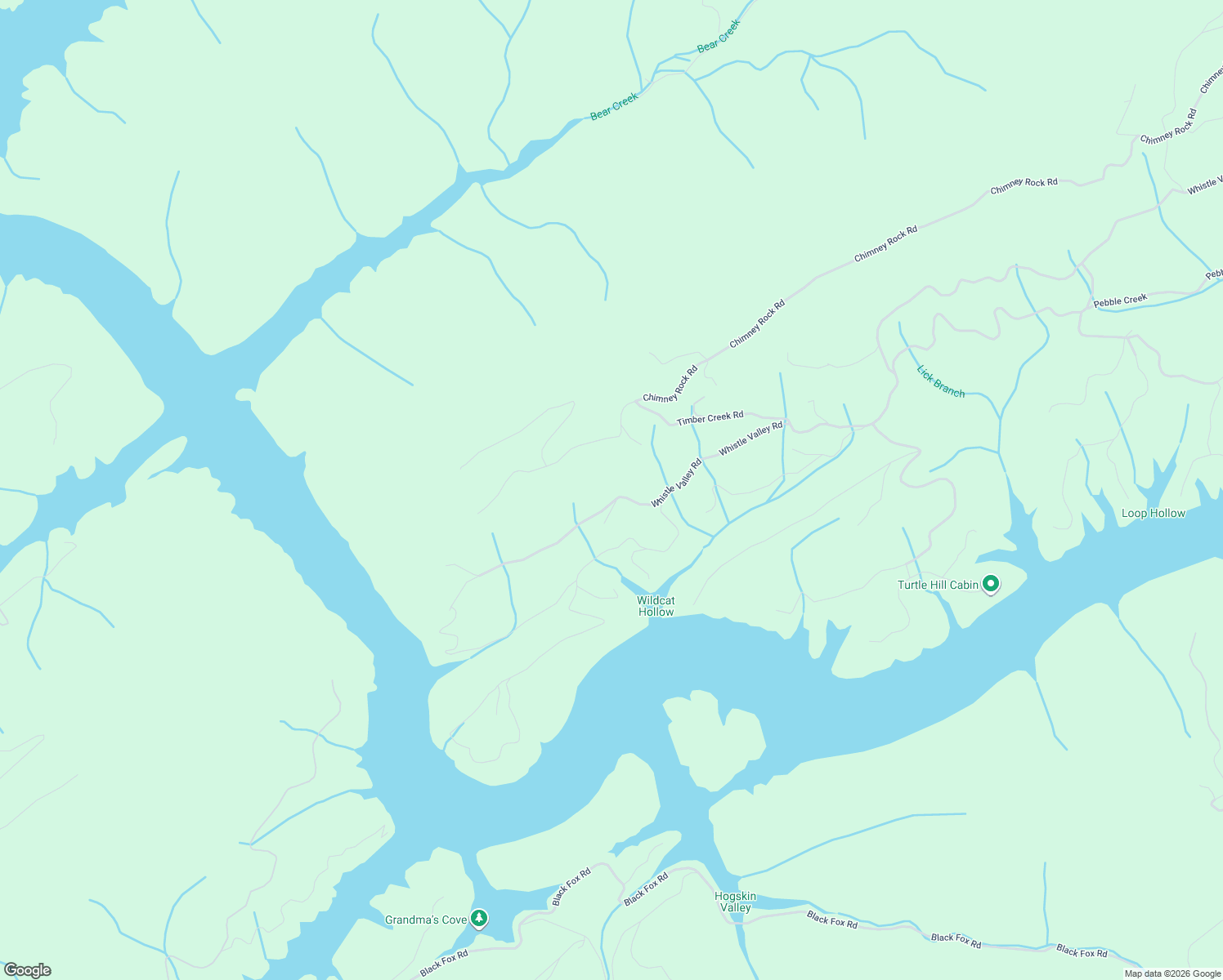 map of restaurants, bars, coffee shops, grocery stores, and more near 1836 Whistle Valley Rd in New Tazewell