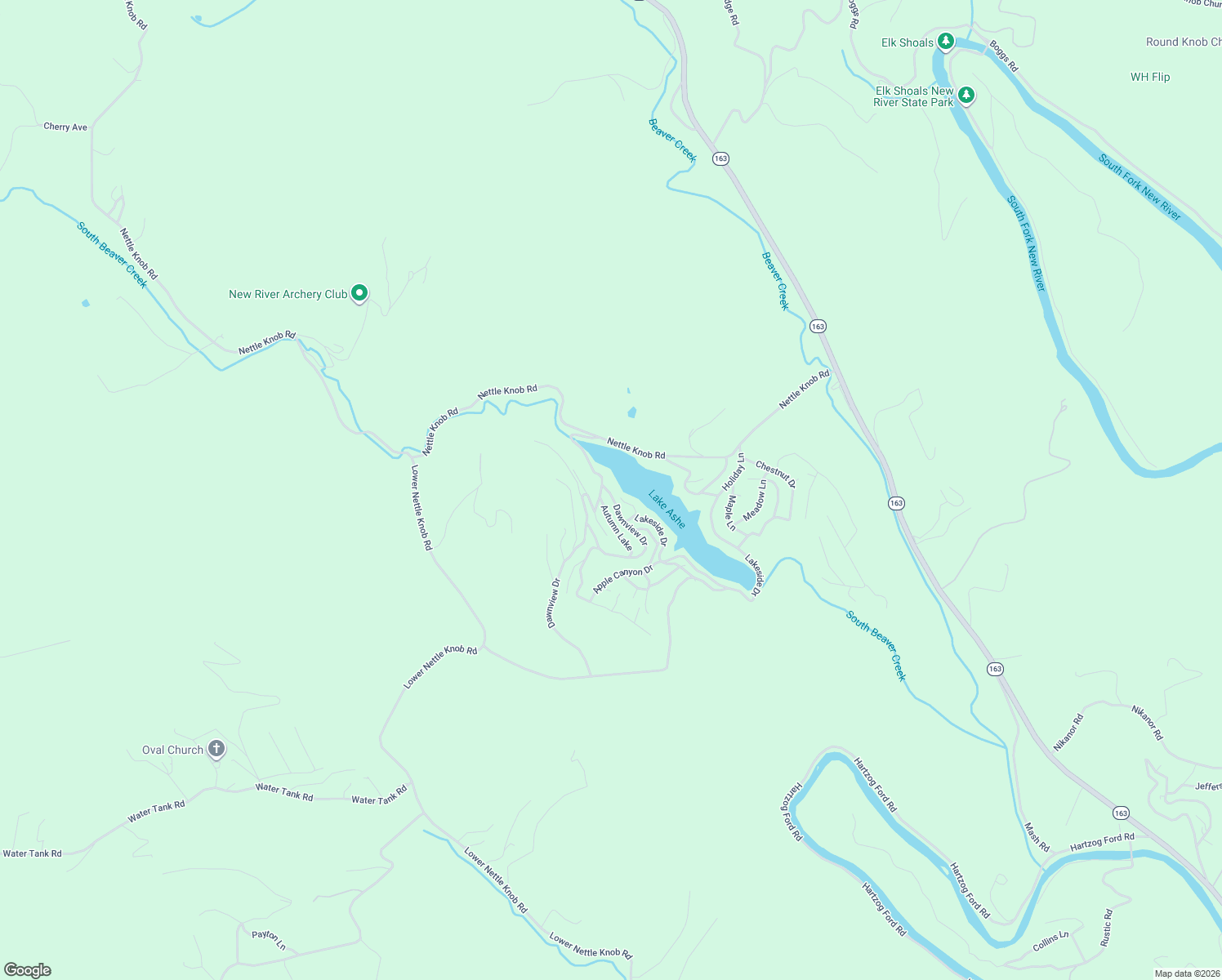 map of restaurants, bars, coffee shops, grocery stores, and more near 162 Springtime Lane in West Jefferson
