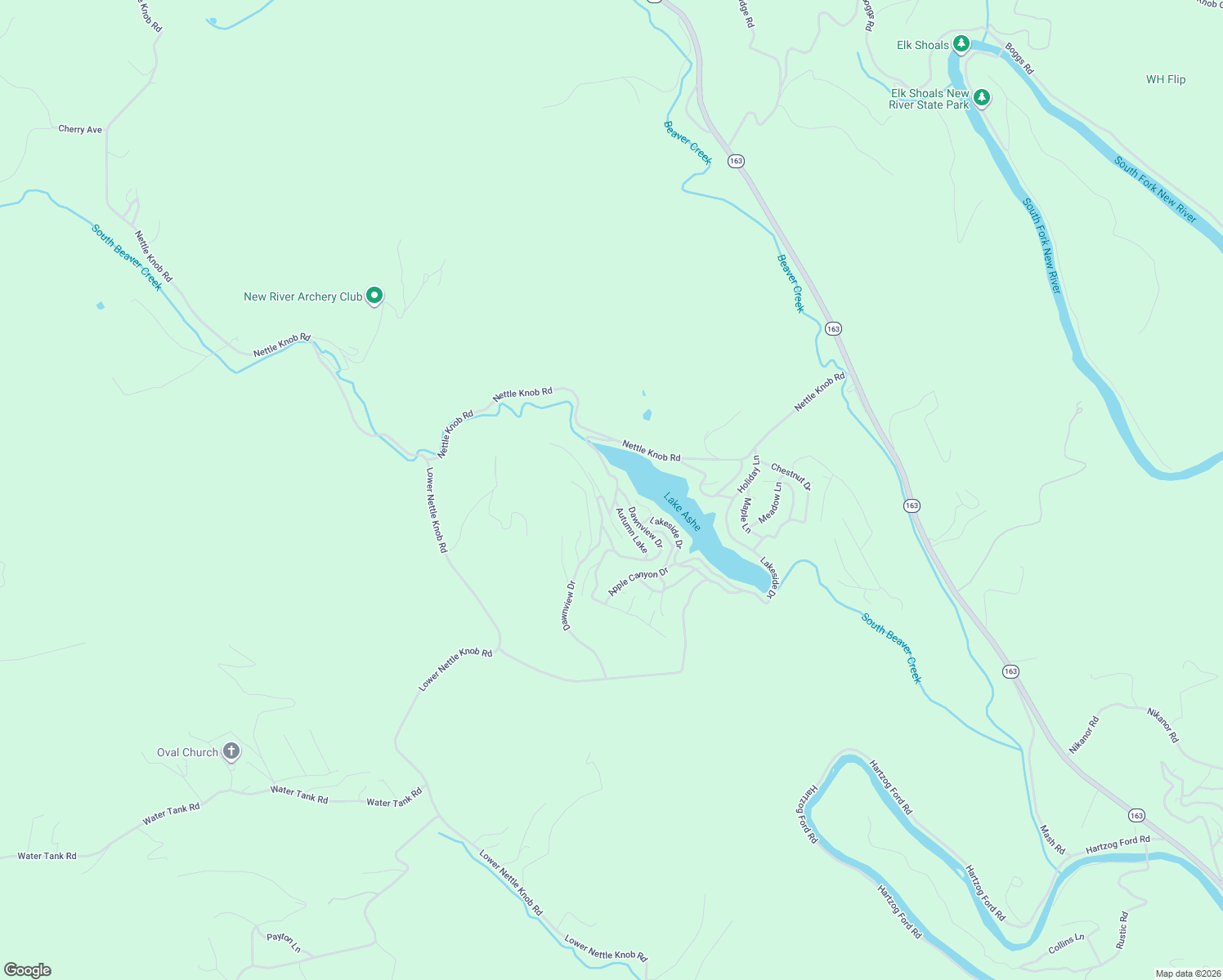 map of restaurants, bars, coffee shops, grocery stores, and more near 162 Springtime Lane in West Jefferson