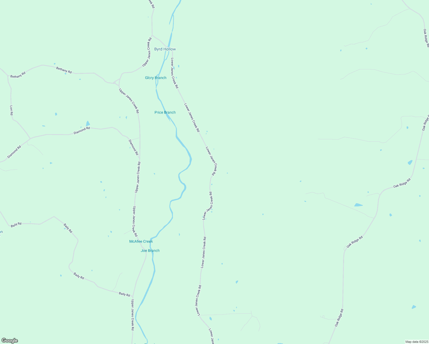 map of restaurants, bars, coffee shops, grocery stores, and more near 2283 Lower Janes Creek Road in Ravenden