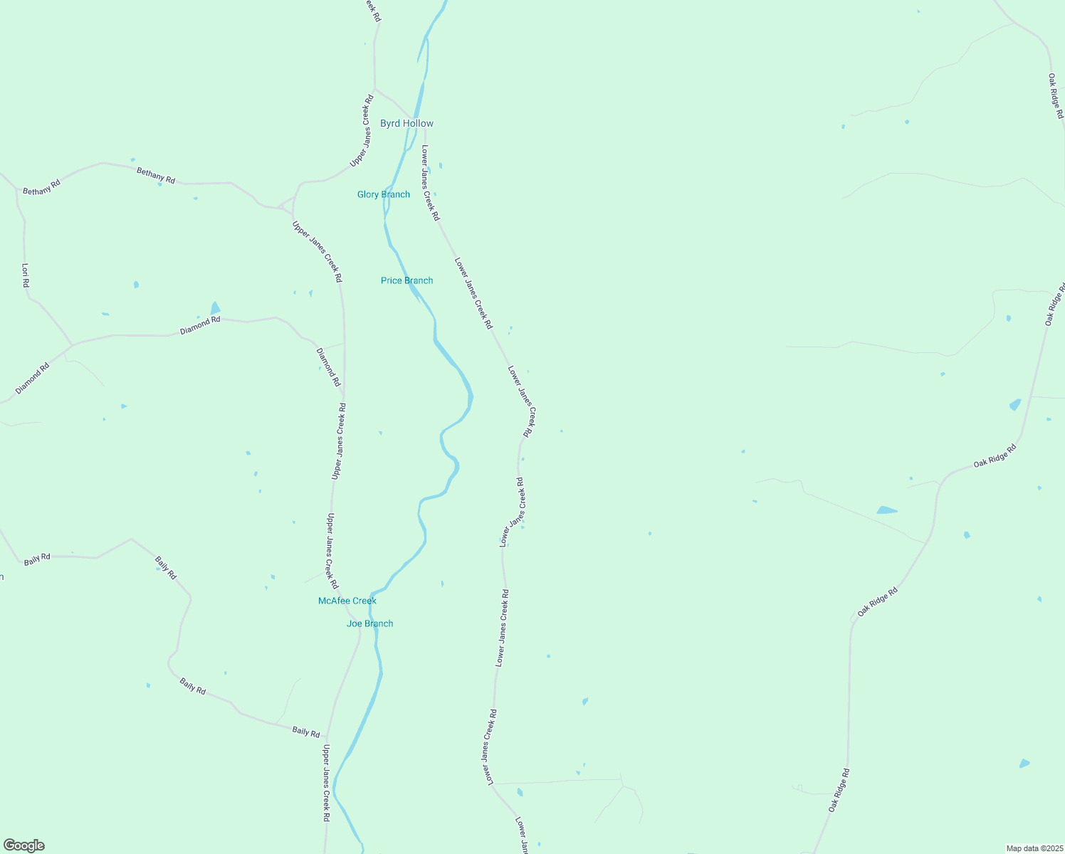 map of restaurants, bars, coffee shops, grocery stores, and more near 2283 Lower Janes Creek Road in Ravenden