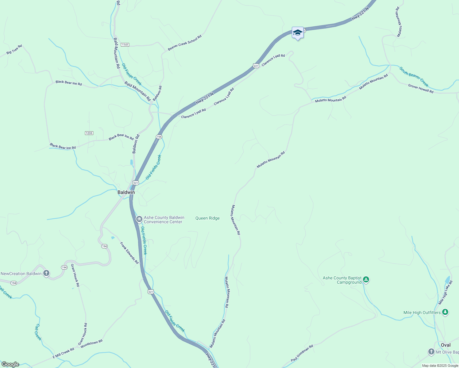 map of restaurants, bars, coffee shops, grocery stores, and more near 2728 Mulatto Mountain Road in Fleetwood