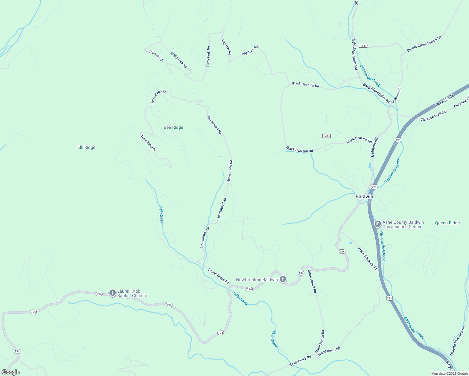 map of restaurants, bars, coffee shops, grocery stores, and more near 142 Yellow Bear Road in Todd