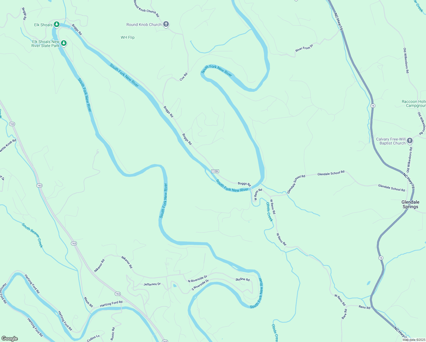 map of restaurants, bars, coffee shops, grocery stores, and more near 3263 Boggs Road in West Jefferson