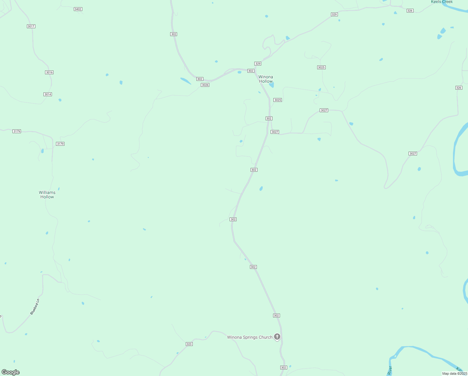 map of restaurants, bars, coffee shops, grocery stores, and more near 4160 County Road 302 in Eureka Springs